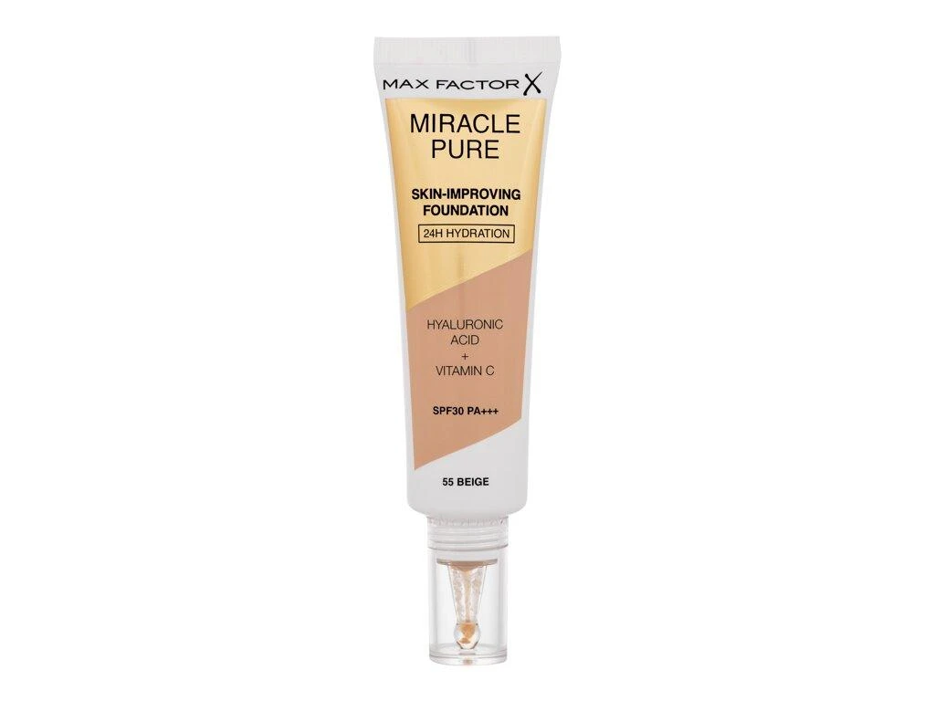 makiažo pagrindas "Max Factor Miracle Pure Foundation Spf30 55-rusvai gelsvas" 30ml