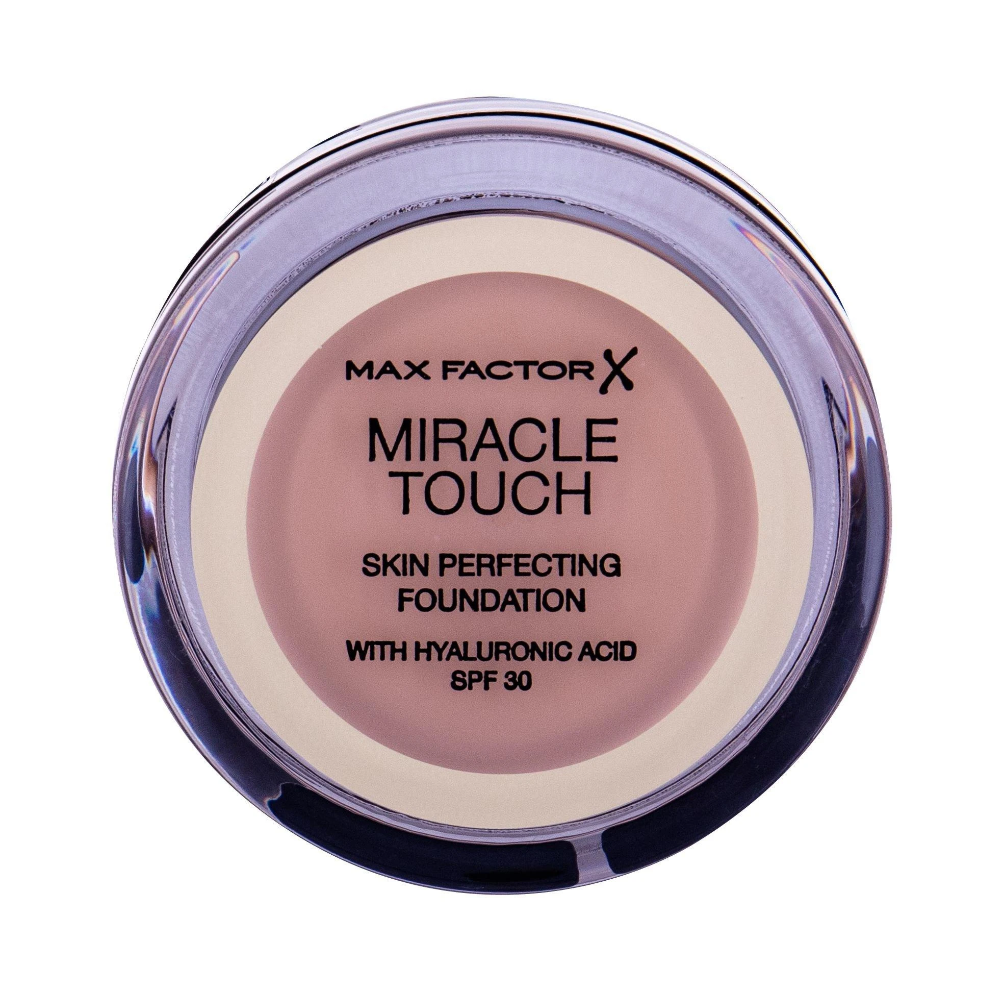 "Max Factor Miracle Touch" kreminis arba skystas makiažo pagrindas Spf30 075 Golden