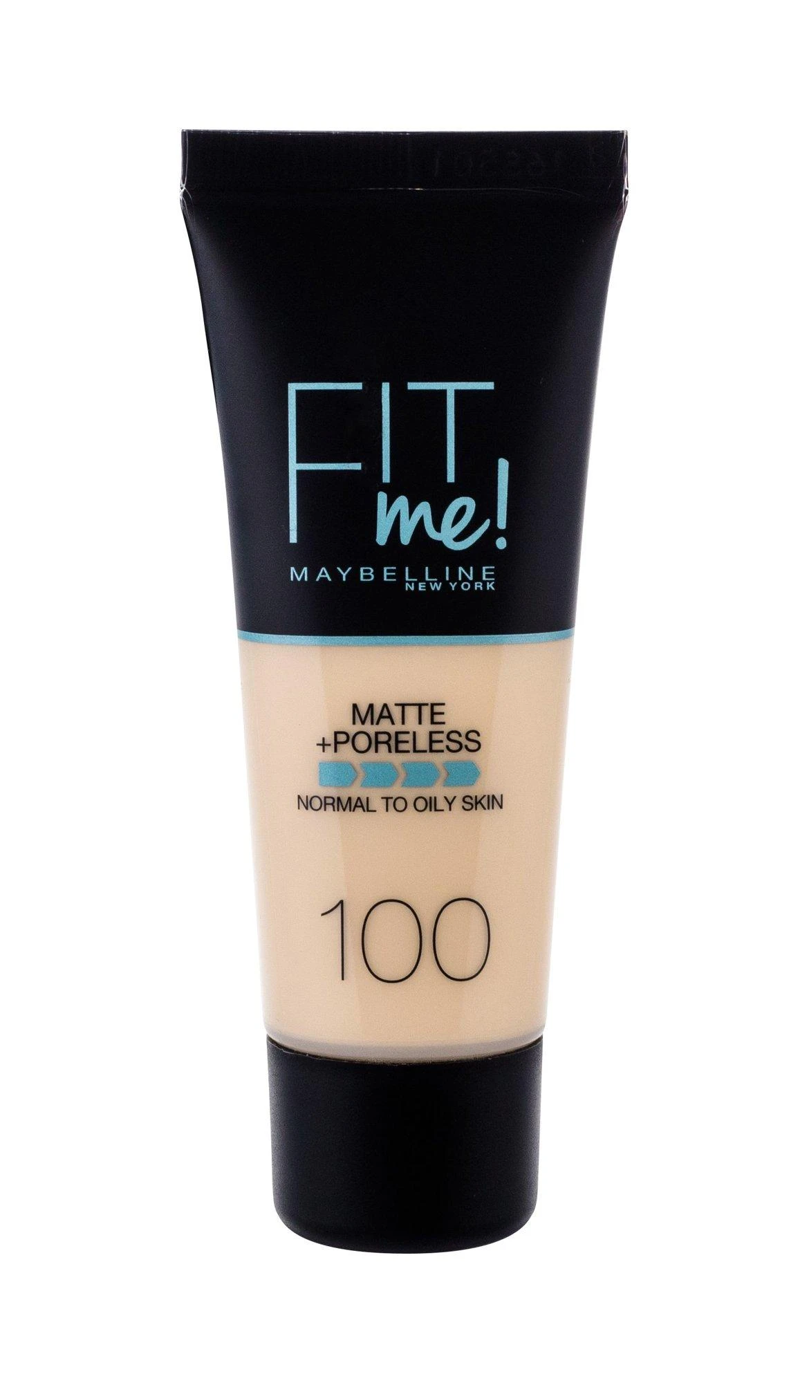 Maybelline Fit Me Matte & Poreless 100 Warm Ivory Vamzdelis Skystis 30 ml