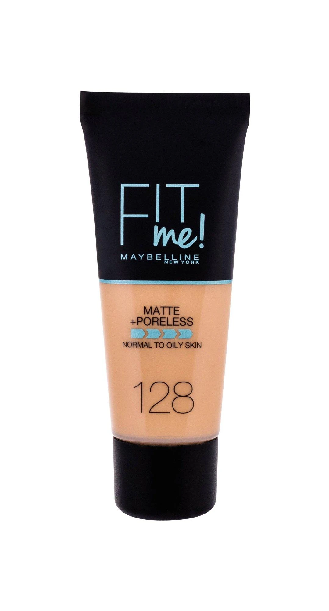 Makiažo pagrindas Maybelline Fit Me Matte+Poreless (128 Warm Nude) 30ml