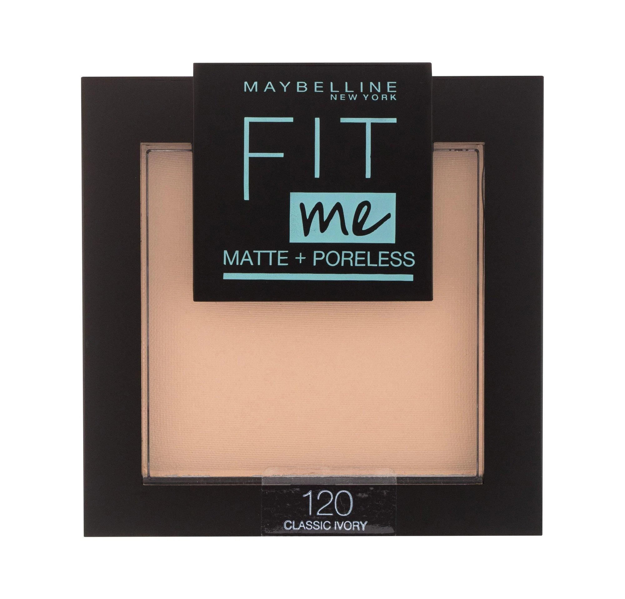 Maybelline Fit Me Matte & Poreless Powder 120 Classic veido pudra 1