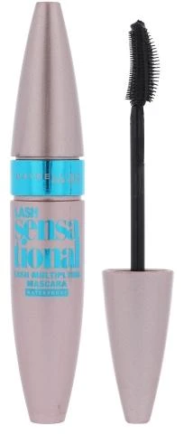 Maybelline Lash Sensational vandeniui atsparus blakstienų tušas su elastomeriniu dvipusiu lenktu šepetėliu 9,5ml