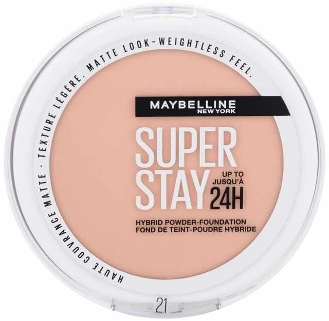 makiažo pagrindas "Maybelline Superstay 24h Hybrid Powder-Foundation 21" 9g