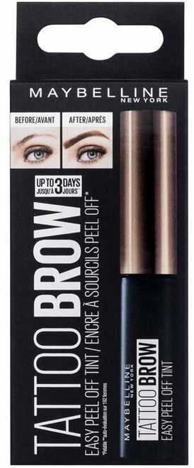 Maybelline MAYB TATTOO BROW GELTINT ilgalaikis antakių gelis #1 light ruda 5GRM