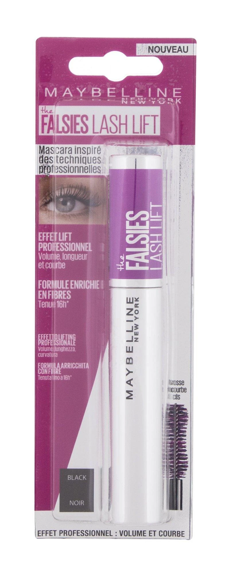 Maybelline New York The Falsies Lash Lift Blakstienų tušas Juodas blakstienų tušas 9,6 ml