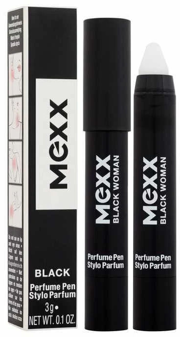Mexx Juodas EDP parfumuotas vanduo moterims, 3 g