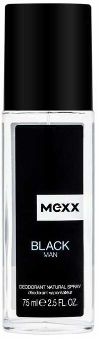 Mexx Juodas Man, 75 ml