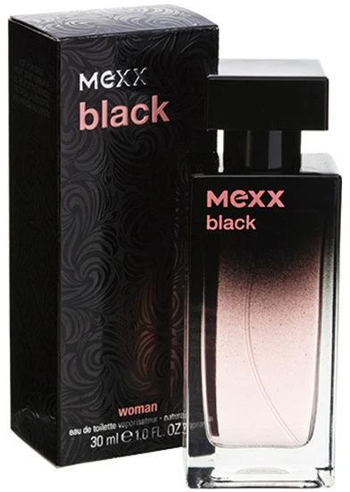 Mexx Juodas EDT tualetinis vanduo moterims, 30 ml