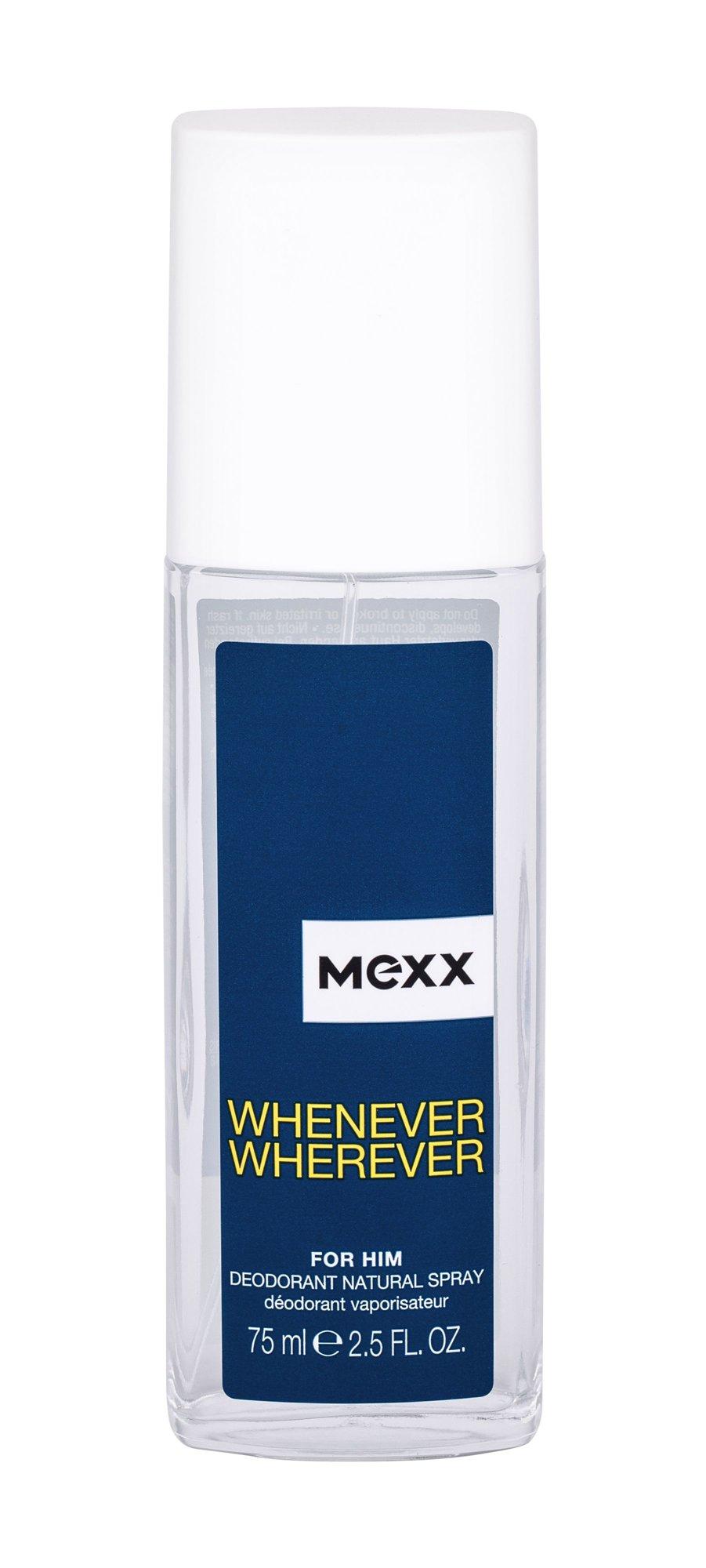 Mexx Whenever Wherever Dezodorantas vyrams, 75 ml