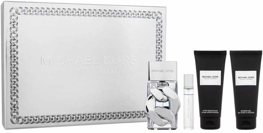 Michael Kors Pour Homme Eau De Perfume Purškiklis 100ml rinkinys vyrams 4 vnt