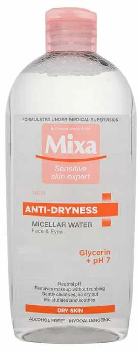 MIXA micelinis vanduo sausai odai, 400 ml