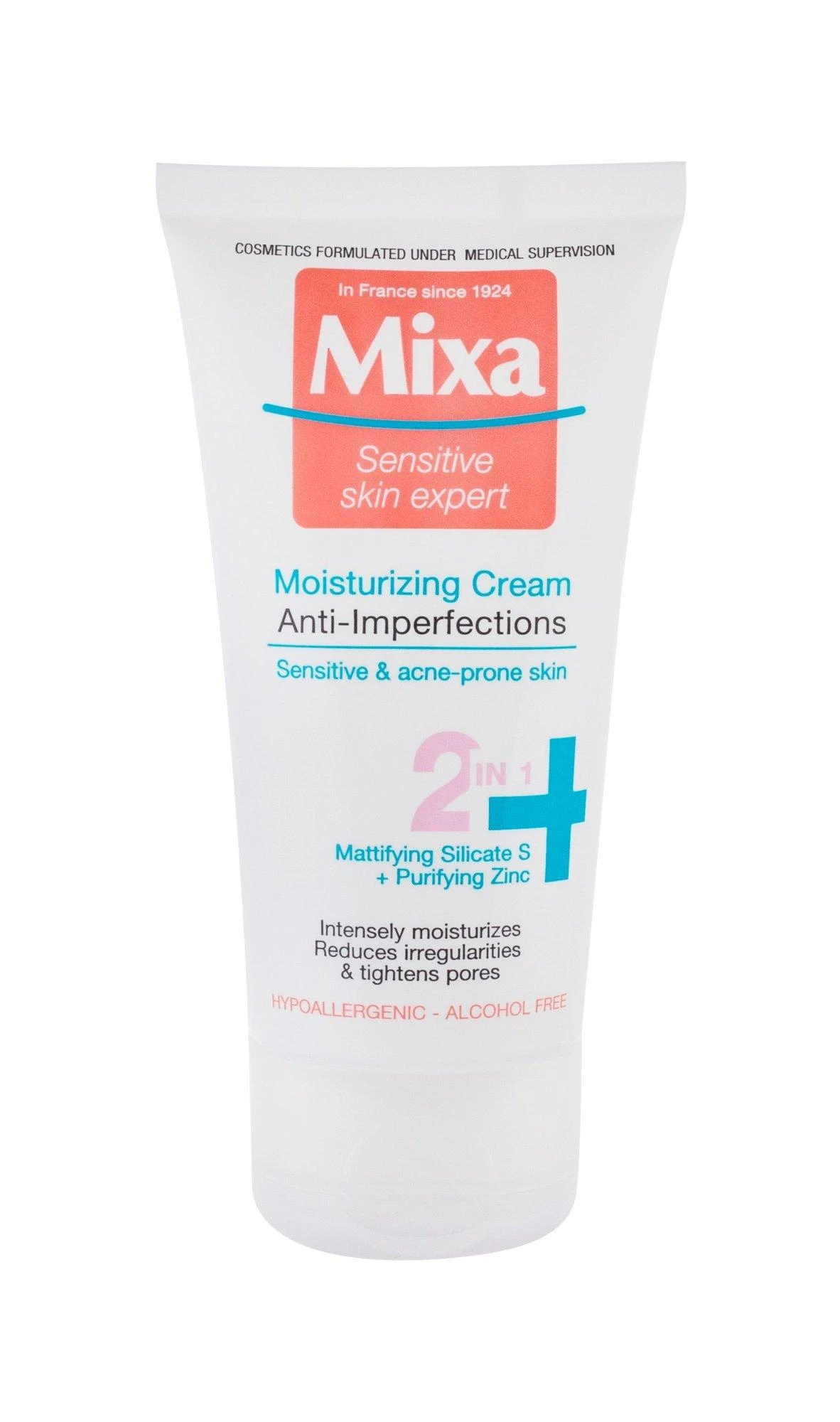 Drėkinamasis kremas problematiškai odai Mixa Anti Imperfection 2in1 50ml