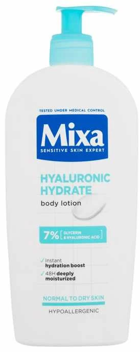 Mixa Hyaluronic Hydrate Losjonas kūnui moterims, 400 ml