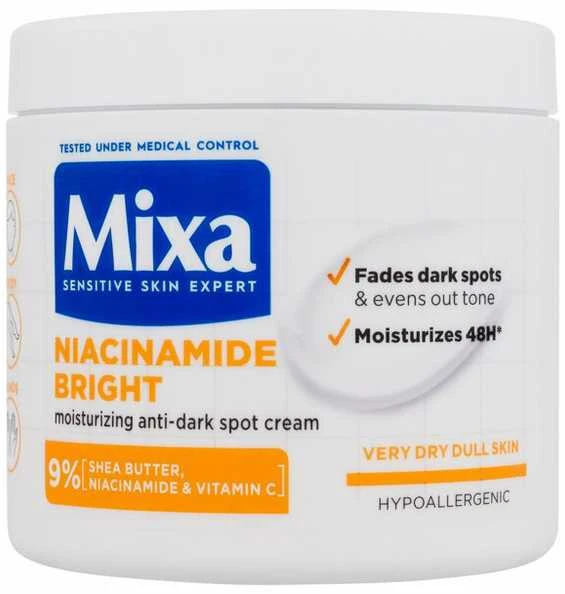 Mixa Niacinamide Bright Moisturizing Anti-Dark Spot Kreminis Body Kreminis