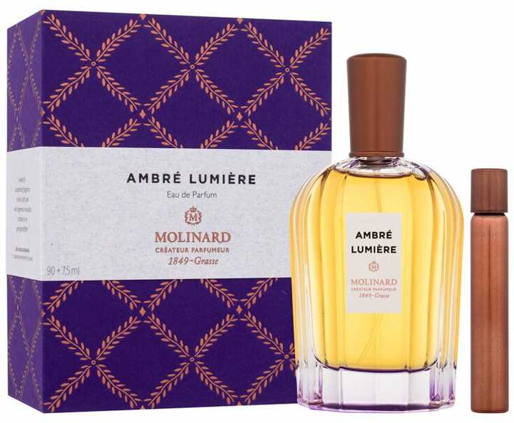 Molinard La Collection Privée Ambre Lumiere rinkinys unisex (EDP, 90 ml + dezodorantas 7,5 ml)