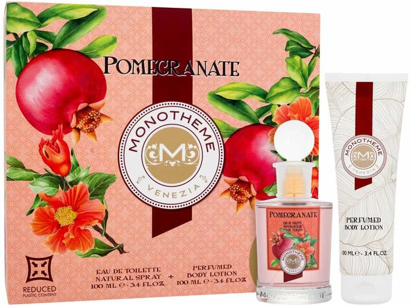 Monotheme Classic Collection Pomegranate rinkinys moterims (EDT, 100 ml + kūno losjonas, 100 ml)