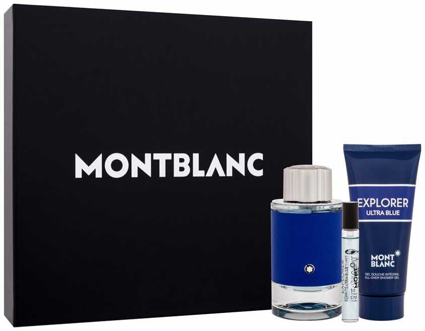 Mont Blanc Montblanc Explorer Ultra Mėlyna rinkinys vyrams (EDP, 100 ml + EDP, 7,5 ml + dušo želė, 100 ml)
