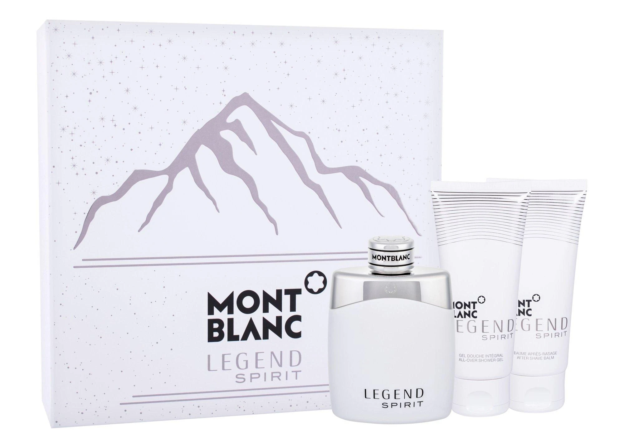 Mont Blanc Legend Spirit for Men (Rinkinys Vyrams) EDT 100ml + 100ml After Shave Balm + 100ml Dušo želė