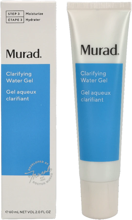 Murad Skincare Murad Gaivinantis Vanduo Gel - Tube drėkinamoji valomoji emulsija veidui, 60 ml