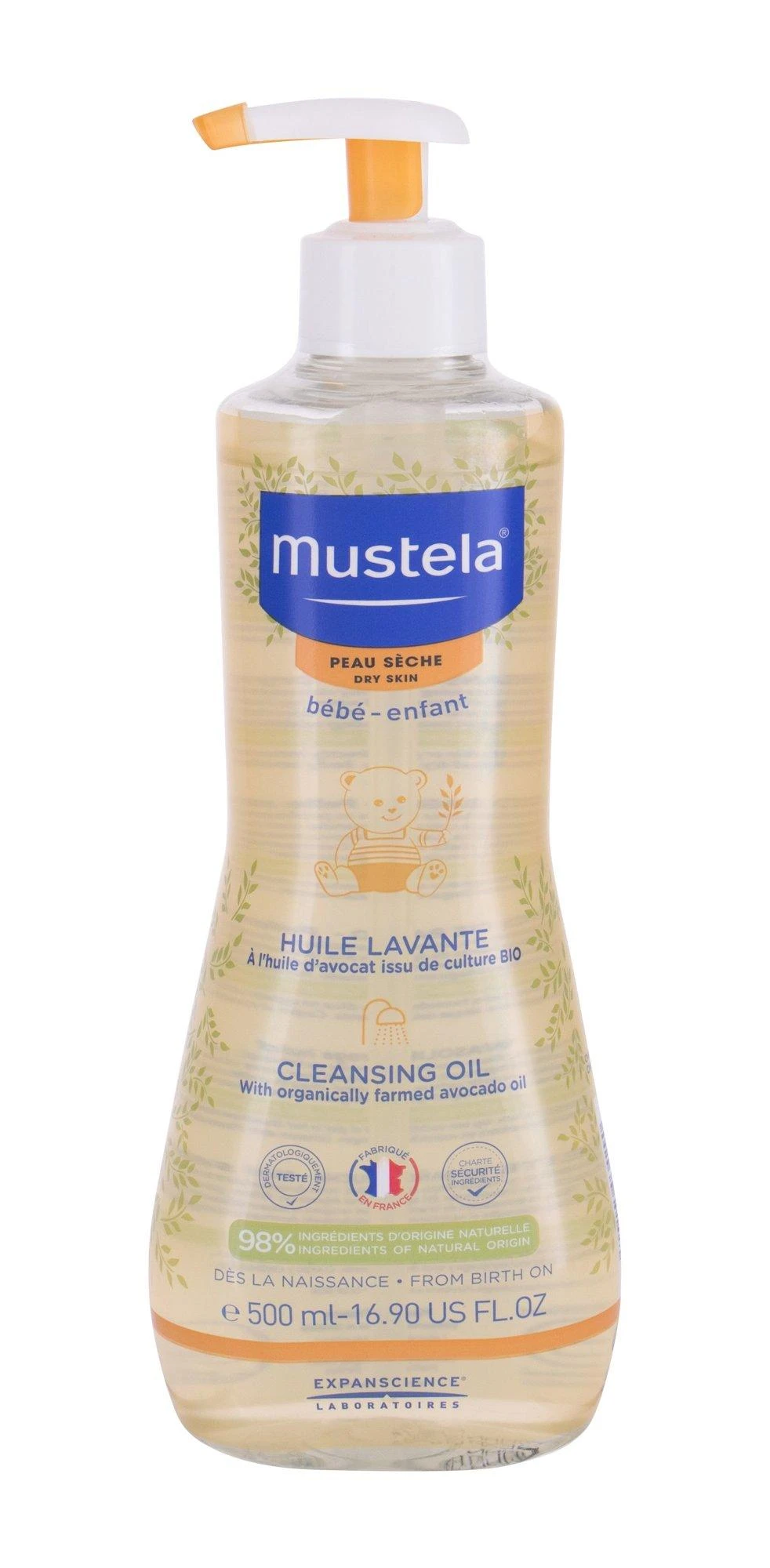 Mustela Bébé Bath Oil, 500 ml