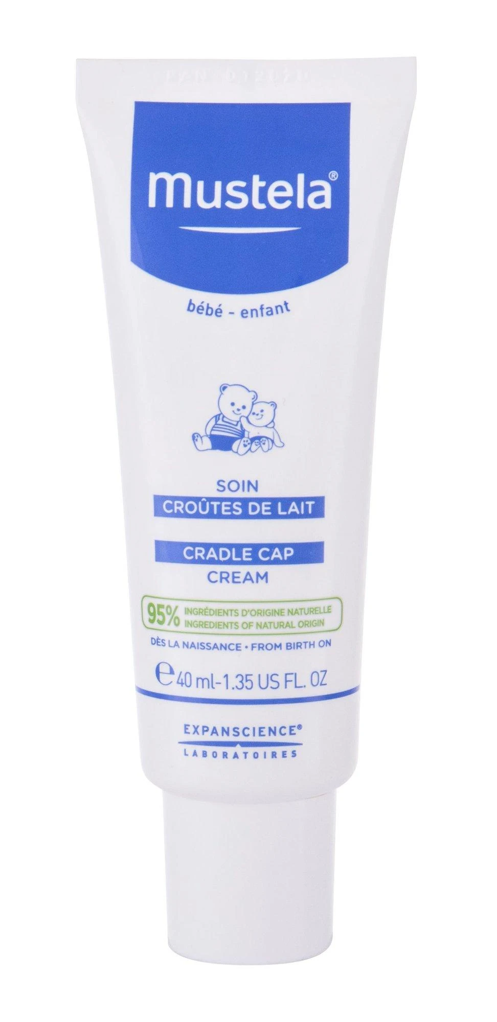 "Mustela Cradle Cap Care" Kūdikių kremas 40ml