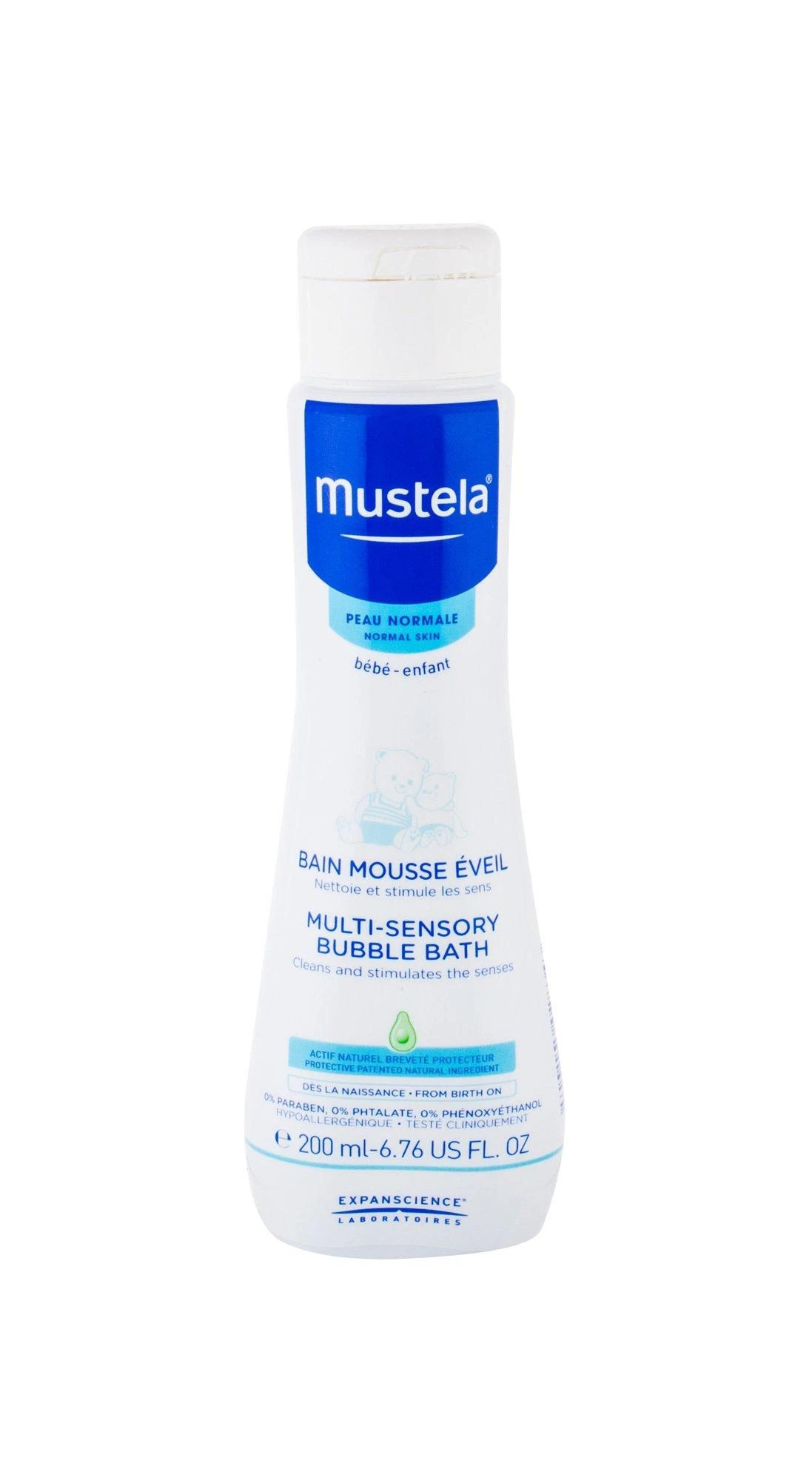 Mustela Multi-Sensory burbulinė vonia, 200 ml