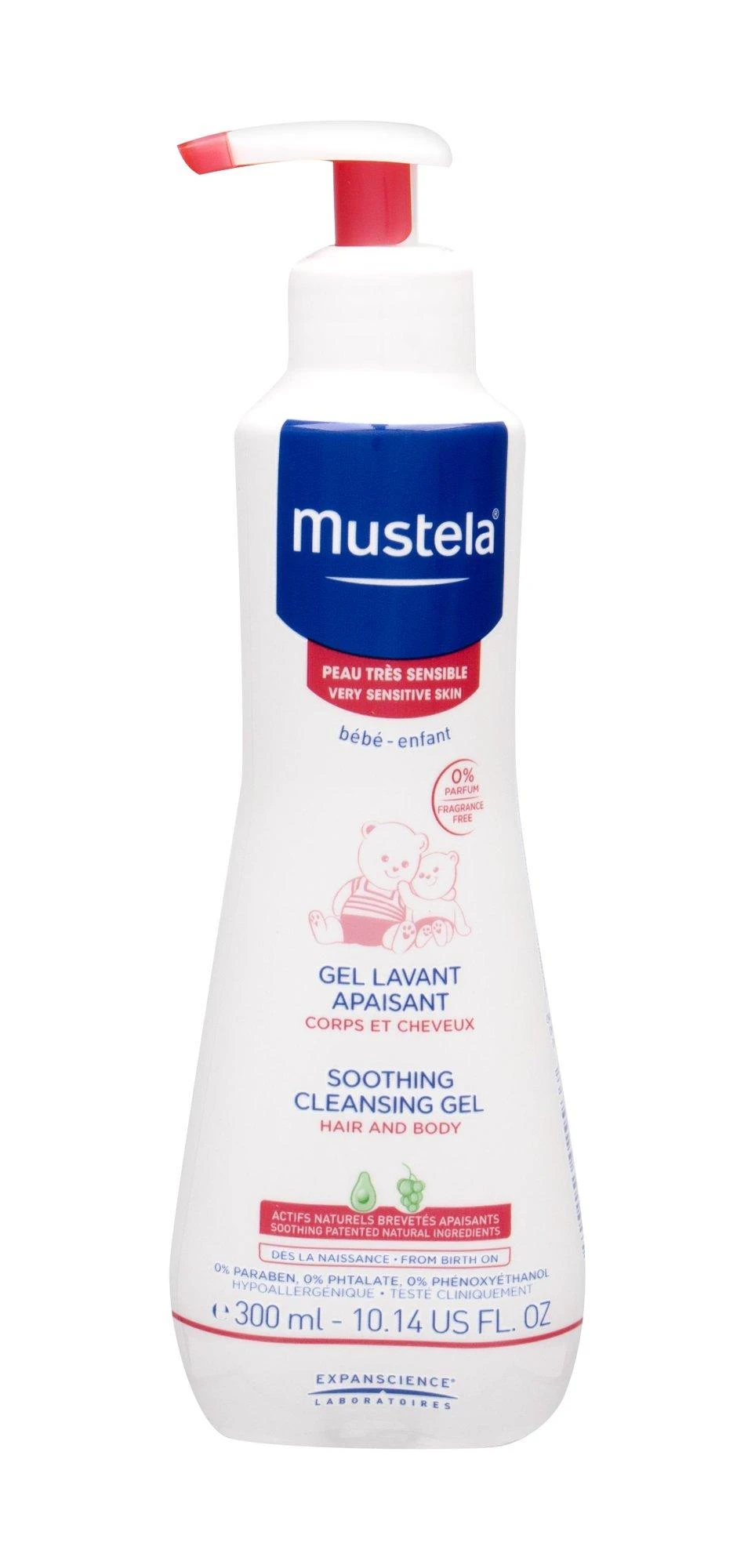 "Mustela Comfort" vonios gelis 300 ml