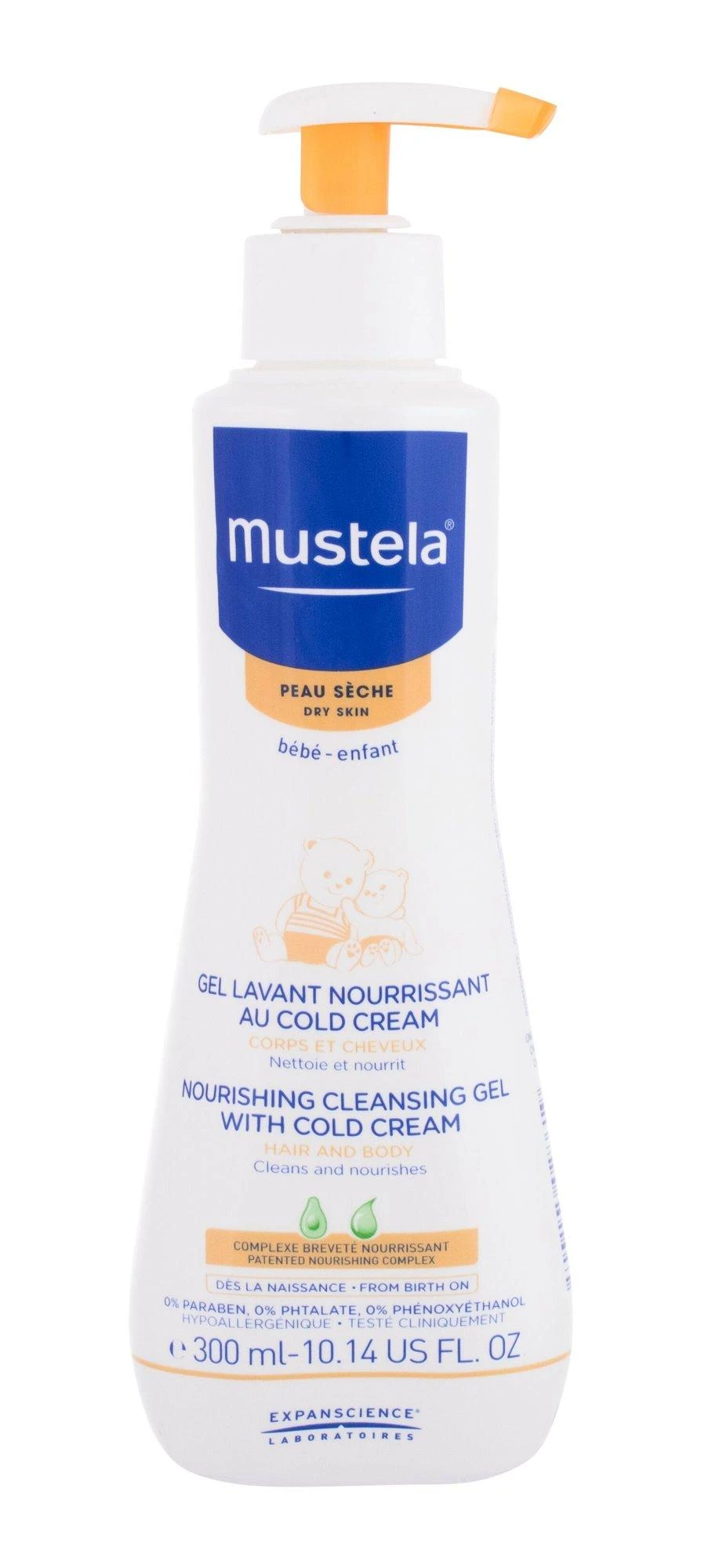 "Mustela" Maitinamasis prausimosi gelis 300ml