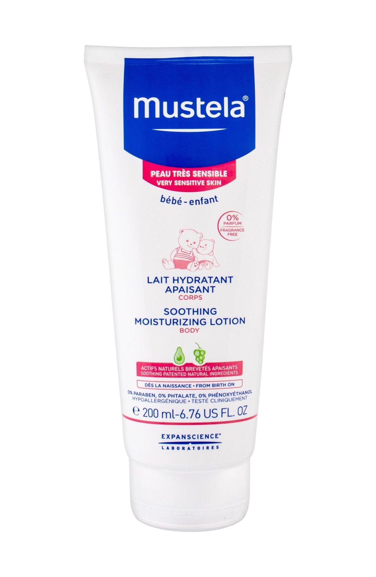 Mustela Bb Soothing Drėkinamasis Losjonas kūnui Kūno Pienelis 200 ml
