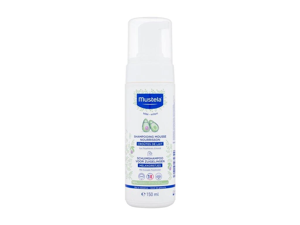Mustela Bébé Foam Šampūnas For Newborns kūdikių putojantis šampūnas, 150 ml