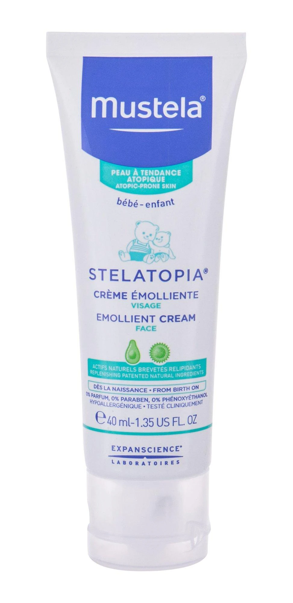 "Mustela Stelatopia" minkštinamasis kremas 40ml