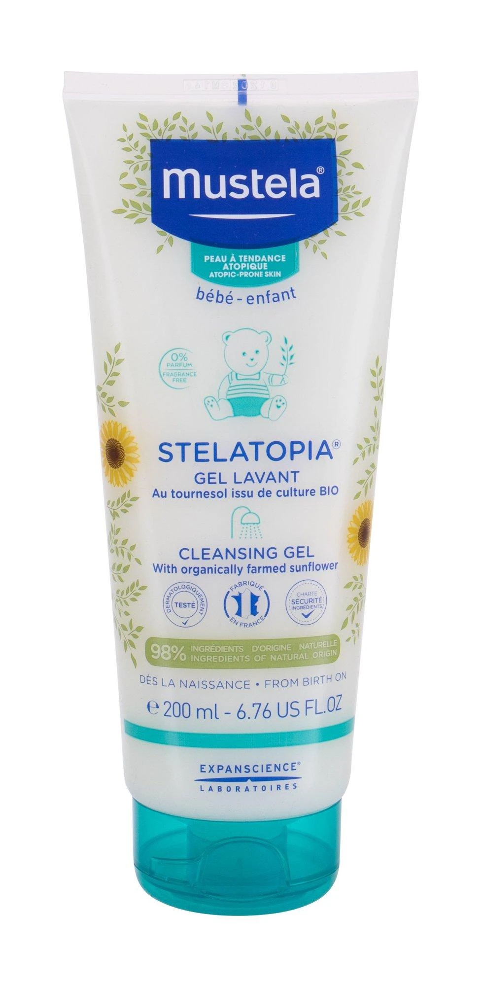 "Mustela Stelatopia" valomasis gelis 200ml