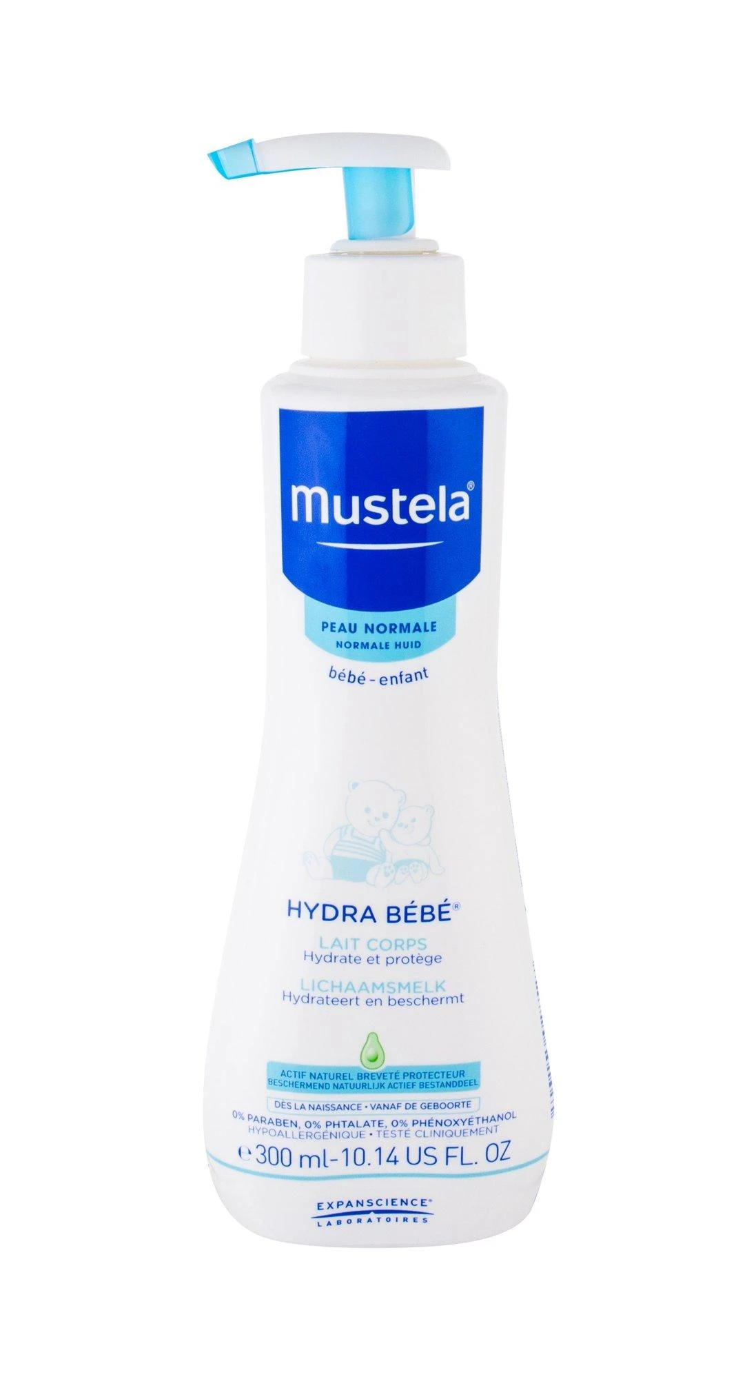 Mustela Hydra Bébé Losjonas kūnui kūno losjonas vaikams, 300 ml