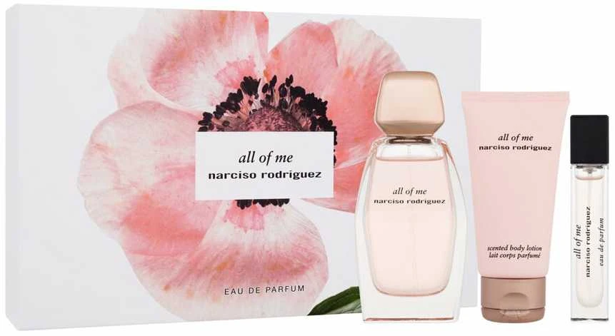 Narciso Rodriguez All Of Me rinkinys moterims (EDP, 90 ml + EDP, 10 ml + kūno losjonas, 50 ml)