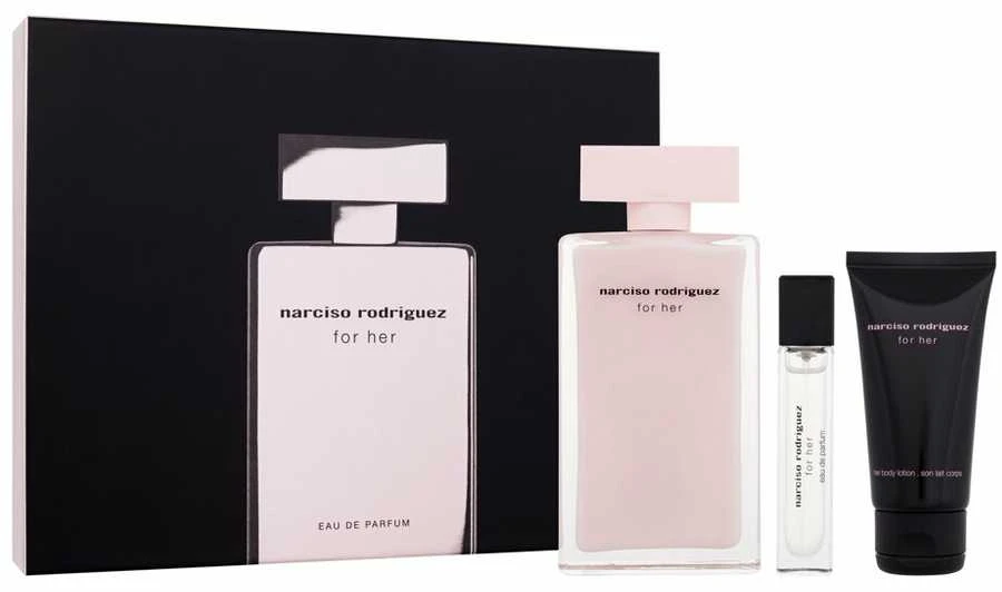 Narciso Rodriguez For Her Eau De Perfume Purškiklis, 100 ml Set 3 Pieces