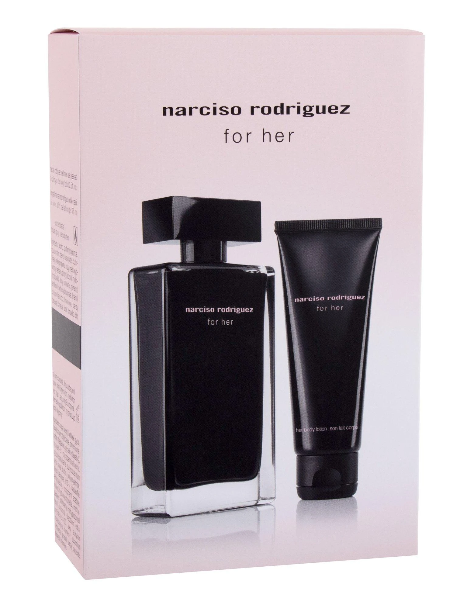 Kvepalų rinkinys Narciso Rodriguez For Her (100 ml EDT + Kūno losjonas 75ml)