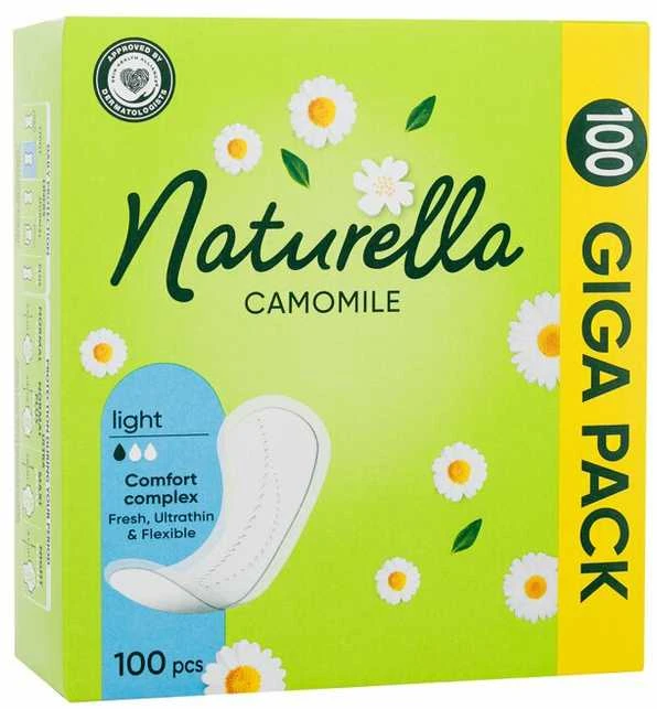 Naturella Light Camomile Higieniniai Įklotai, 100 vnt.