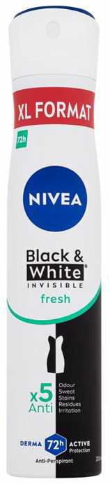 Nivea Juodas & Baltas Invisible Fresh Antiperspirant moterims, 200 ml