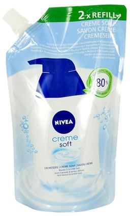 Nivea Creme Soft Care Soap Refill Liquid Soap moterims, 500 ml