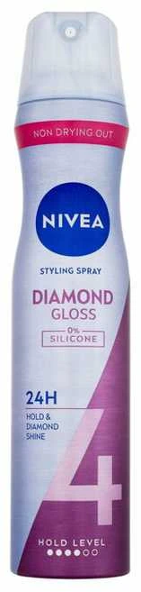 Nivea Diamond Gloss Care Plaukų lakas moterims, 250 ml