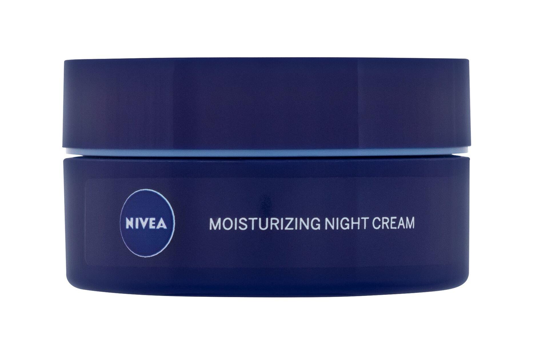 Nivea Moisturizing Night Kreminis Normal Skin Night Skin Kreminis moterims, 50 ml
