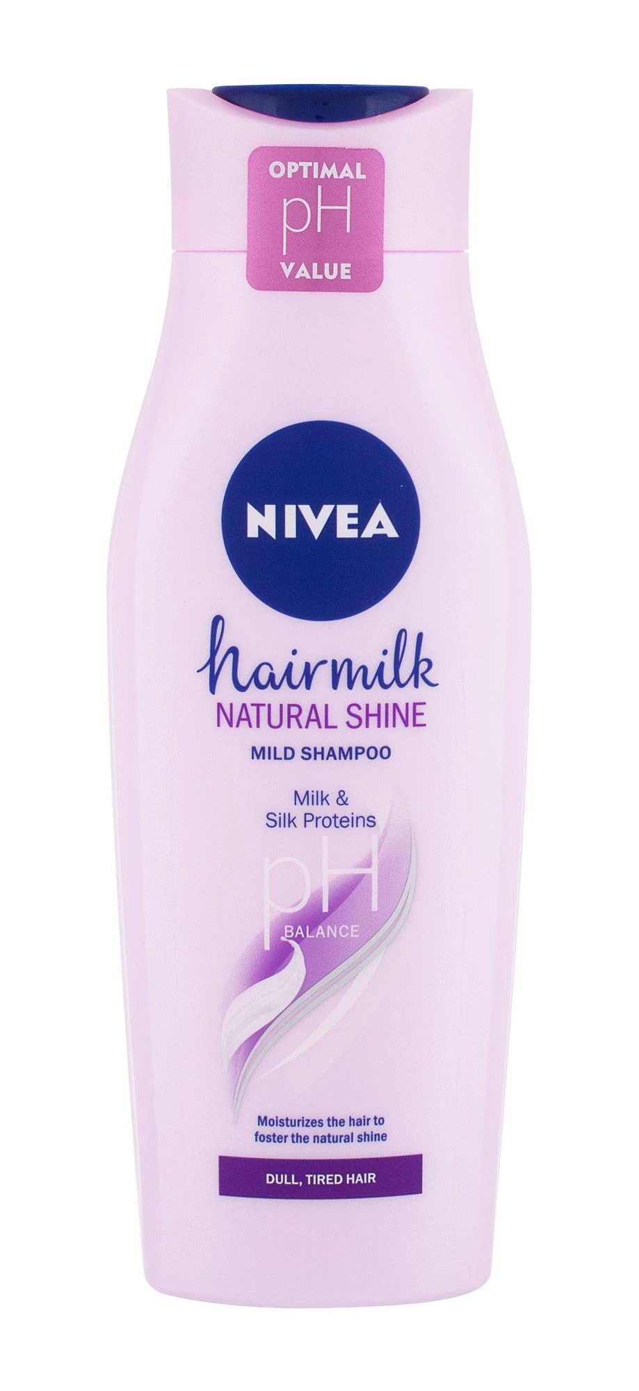 Nivea Hair Milk Natural Shine Šampūnas moterims, 400 ml