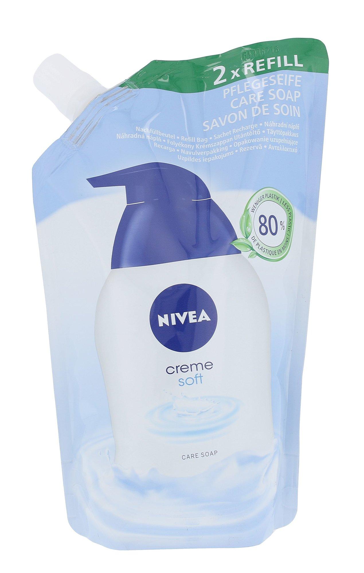 Nivea Creme Soft Care Soap Refill Liquid Soap moterims, 500 ml