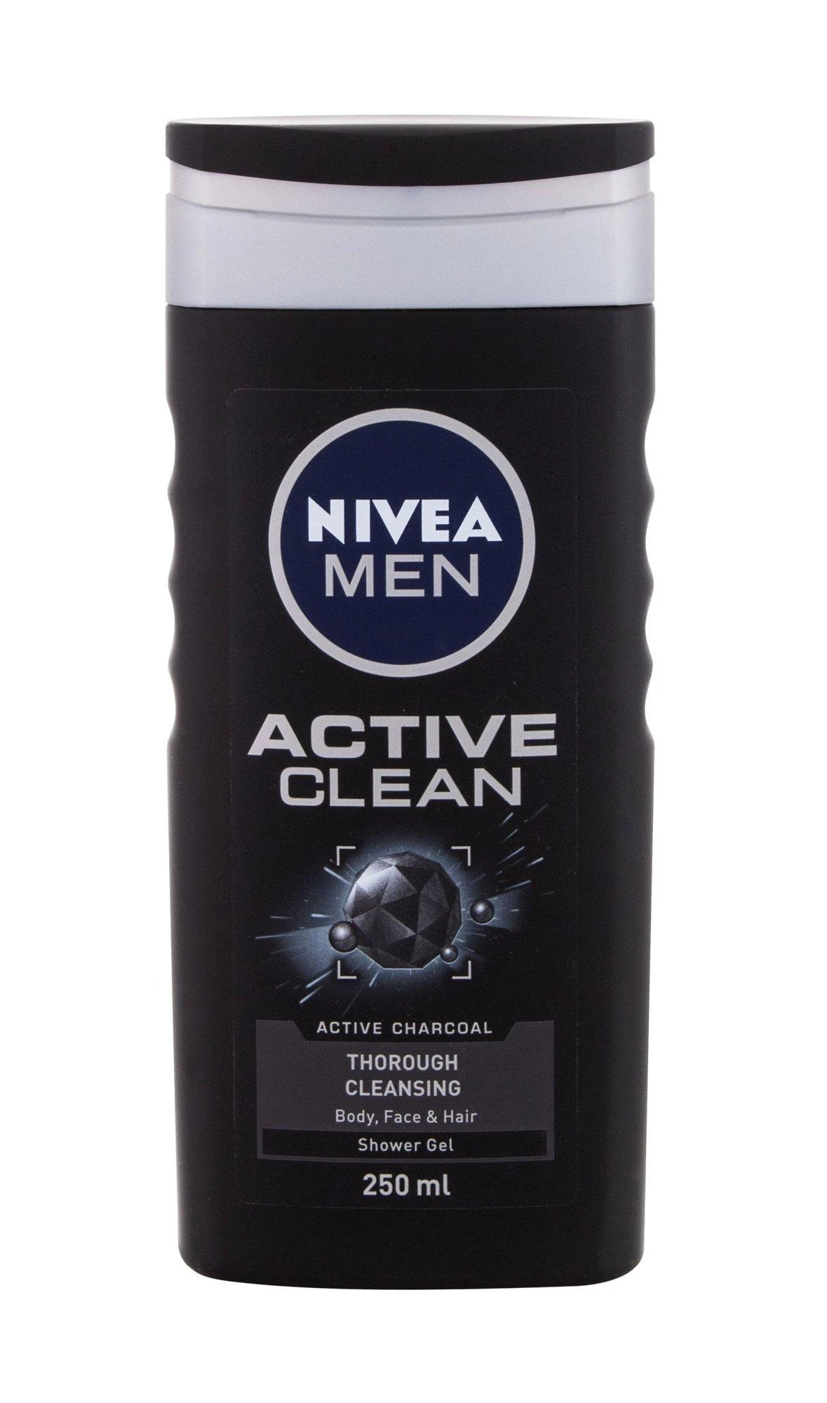 Nivea Men Active Clean Dušo želė dušo želė vyrams, 250 ml