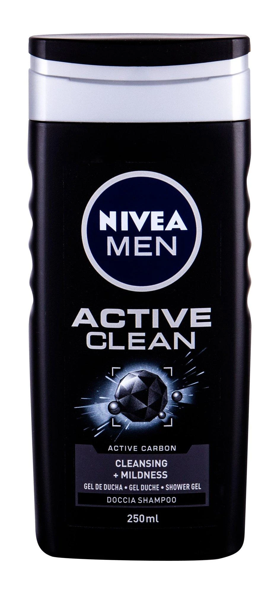 Nivea Men Active Clean Dušo želė dušo želė vyrams, 250 ml