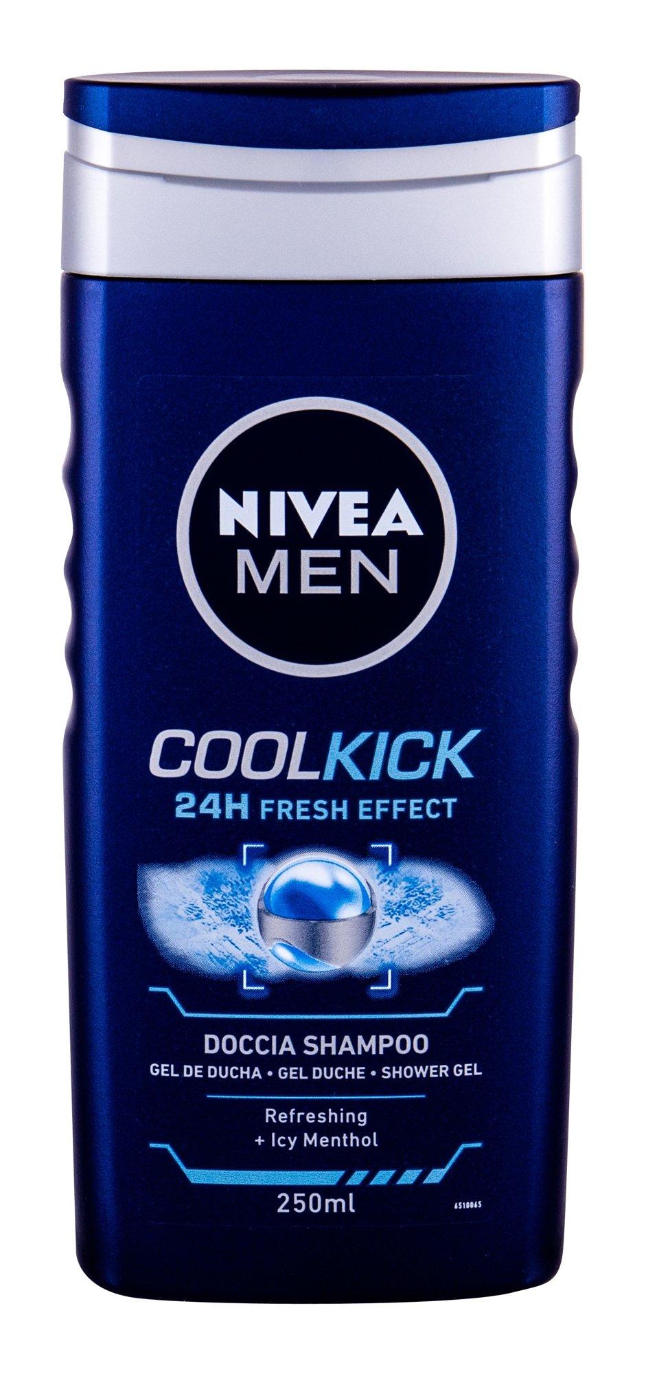 Nivea Men Fresh Kick Dušo želė Dušo želė vyrams, 250 ml