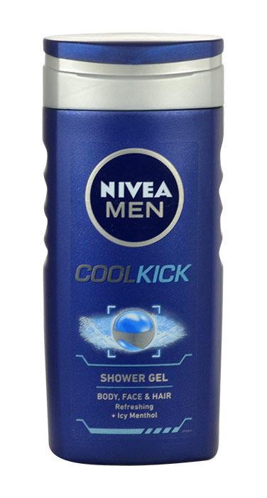 Nivea Men Fresh Kick Dušo želė Dušo želė vyrams, 250 ml