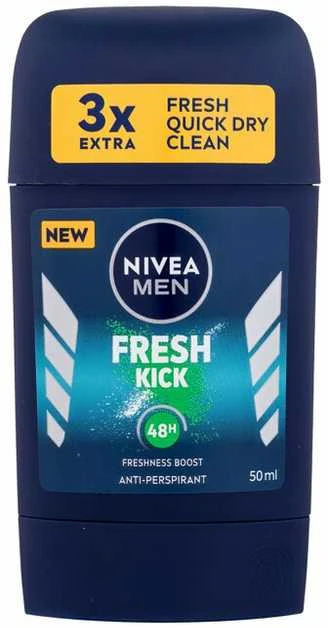 Nivea Men Fresh Kick rutulinis antiperspirantas, 50 ml