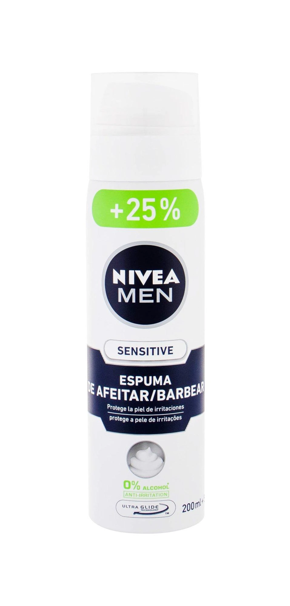 Nivea Men Sensitive skutimosi putos, 200 ml