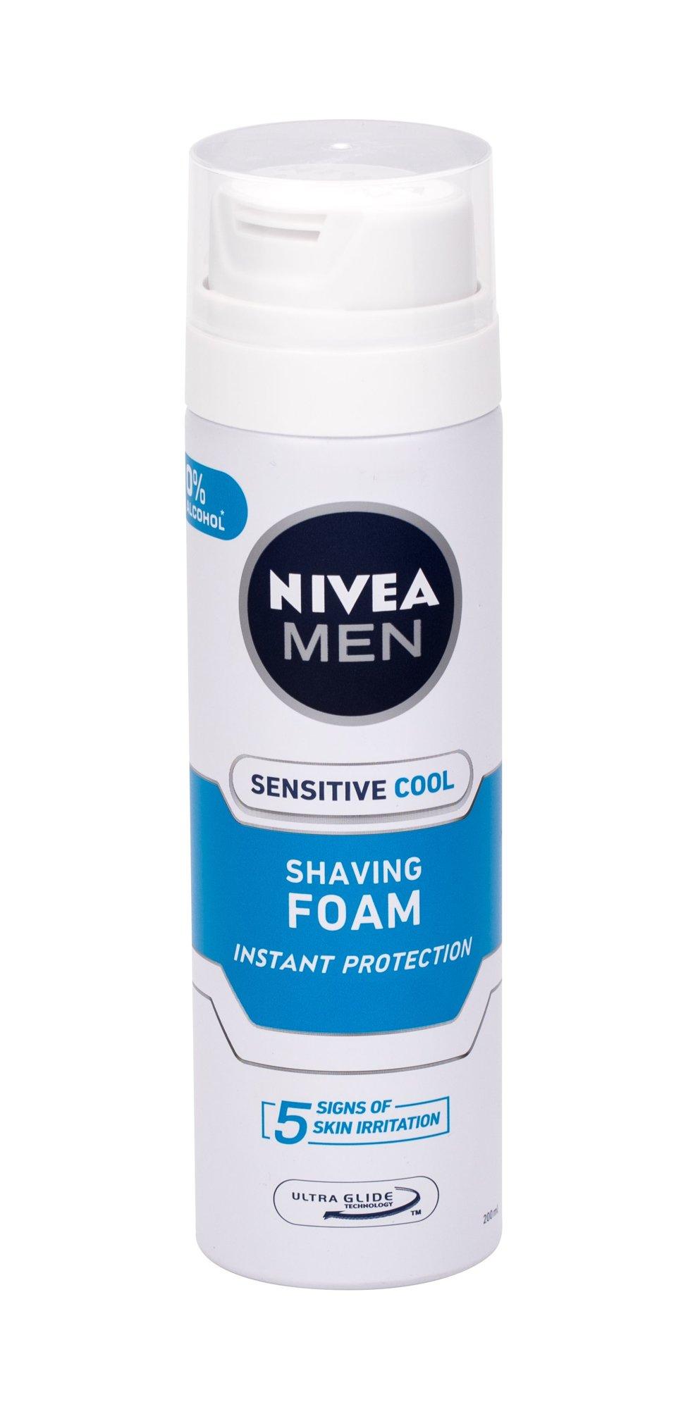 „Nivea Men Sensitive“ vėsinamosios skutimosi putos vyrams, 200 ml